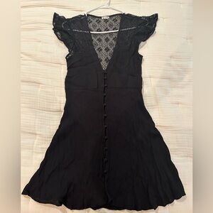 Free people black mini dress